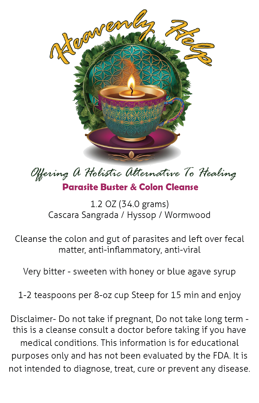 Heavenly Help Holistic Parasite Buster/Colon Cleanse Tea